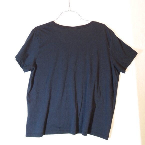 Nike Swoosh T-Shirt & Leggings Set Black top- M Bottom- L Fair Condition - Picture 3 of 10